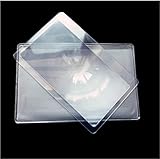 Excellent.advanced 10 PC フレネル レンズ透明クレジット カード 3 倍ルーペ拡大鏡フレネル レンズ
