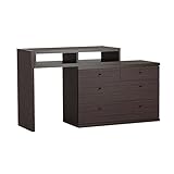 arne テレビ台 チェスト 完成品 伸縮 コーナー ハイタイプ 引出し付き リビング T+D 90チェスト ダークブラウン