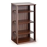 タンスのゲン 完成品 オープンラック 幅45 アルダー 突板 シェルフ 天然木 木製 収納 固定用ジョイント付き 71020063BR