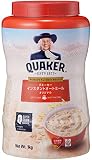 QUAKER ( クエーカー ) ［公式］インスタント オートミール 1kg 粒薄め ホットミルク 熱湯 電子レンジ 食物繊維 オーツ麦