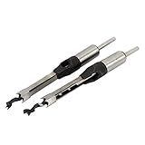 uxcell　木工ドリルビット　　ブラック　グレー　丸い　正方形穴　2個入