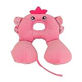 サクララ（Sakulala) ネックピロー 子供用車用 U字型枕 クッション ふわふわ トラベル ネッククッション 首枕 洗えるカバー 1-3歳まで