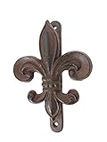 Rustic Cast Iron Fleur De Lis Door Knocker [並行輸入品]