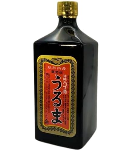 Amazon.co.jp: 琉球の酒 夫婦ハブ入りハブ酒 35度 1400ml 南都酒造