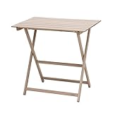 不二貿易 イタリアンフォールディングテーブル 幅75cm グレー 97273