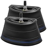 PaoWin 2本,2.75-10 チューブ 肉厚 頑丈,バルブ TR4,3.00-10 チューブ,2.75/3.00-10 80/100-10 タイヤチューブ,適用2.75-10 3.00-10 80/100-10 バイク/原付バイク