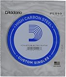 D'Addario PL010 バラ弦 5本セット Plain Steel ダダリオ エレキギター弦 【国内正規品】