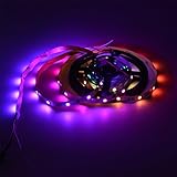 mokungit 3.2 Ft 1 M ws2811 30 / 60 LEDs / m 10 / 20ピクセル/ M 5050 SMD RGB夢マジックカラーアドレス可能LEDデジタルピクセルライトス