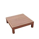 人工木ウッドデッキ 縁台 0.25坪 連結用ネジ付 樹脂 デッキ 縁台【2色選択可】 (ブラウン)