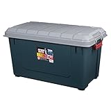 アイリスオーヤマ ボックス RVBOX 密閉 700 グレー/ダークグリーン 幅70.2×奥行37×高さ38.9cm