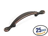 Dynasty Hardware P-80602-12P Arched Cabinet Hardware Pull, Venetian Bronze - 25 Pack [並行輸入品]