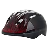 ヘルメット 子供用 軽量 FC-COO2 3-7歳　helmet　8ホール　シンプル スポーツ　スケートボード　キックボード ローラー スケート　ウォーター スポーツ レッド＆ブラック