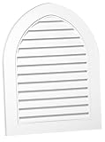 Duraflo 626110-00 22-Inch Cathedral Decorative Gable Vent, White [並行輸入品]
