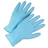West Chester 2950/XXL High Risk 8 Mil Industrial Grade Powder Free Nitrile Gloves, 2XL, Blue (Pack o