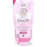 【美浜卸売-ORS4A01】消臭元 SAVON つめ替用 洗濯したてふんわりフローラルソープ 400mL×9個セット