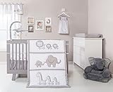 Trend Lab Safari Chevron 3 Piece Crib Bedding Set, Black/White, 6 Count by Trend Lab [並行輸入品]