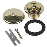 Brasscraft sw2001 Bathtub Lift / Turn Drain And Bathtub Drainオーバーフロー面プレート