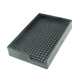 uxcell　スクリュートレイ　ネジ　抗静電的　プラスチック　ブラック　ポータブル　 2.5mm-3.0mm