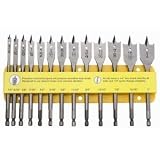 13 Piece Professional Spade Bit Set [並行輸入品]