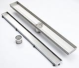 タイル挿入LinearシャワーDrain Long床ドレイン 39 2/5"(100cm) Tile-100cm