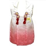 アウトレット ぼかし被布コート 2サイズ2色/L ピンク