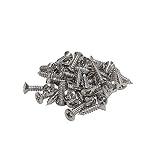 【日本製】 YJB PARTS 高精度ピックガード用ネジ 40本入り 錆に強いステンレス製 ギター用ピックガード/バックプレート対応（ストラト2本分）
