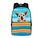 FOR U DESIGNS(JP) バックパック メンズ レディース 通学 通勤 犬柄