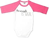歩道Talkベビー女の子Onesie、ピンク、6 – 12ヶ月
