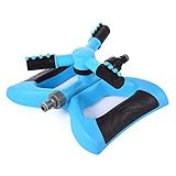 スプリンクラー 万能散水用具　節水灌漑　360°自動回転タイプ　可調節　ノズル　メタルスプリンクラー　広範囲　散水　庭　芝生　ガーデン用　モバイル 5タイプ選択でき