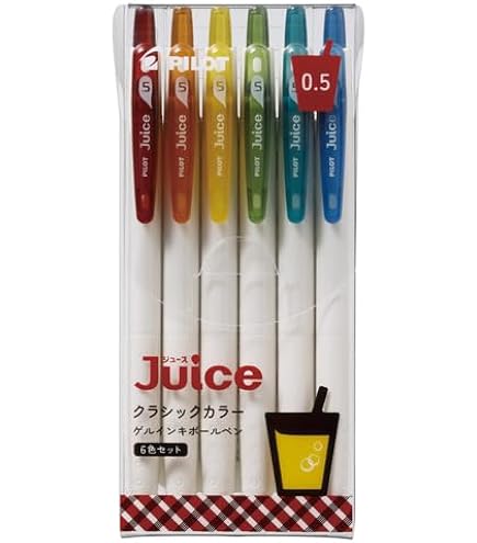 Amazon | PILOT ゲルインクボールペン ジュース くすみカラー 0.5mm
