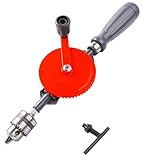 WEICHUAN Hand Drill 1/4-Inch Capacity-Powerful and Speedy, Manual ¼ inch Mini Hand Drill with Finely