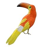 Fenteer 小さいサイズ　人工鳥　　庭　家　装飾　人工羽根　小道具　全11種類 - ＃7