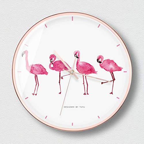 Mua 時計 掛け時計 アートクロック 壁掛け時計 円形 連続秒針 静か