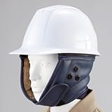ユニット ヘルメットに簡単着脱 高密度ボア裏生地 ウインドガード 紺 377-67A