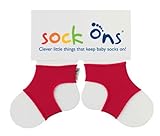 Sock Ons Socks - 6-12 Months, Red by Sock Ons