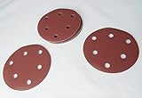 あれば便利 選べる12サイズ ダブルアクション サンダー用 マジックペーパー サンディング ペーパー 125mm 100枚セット #40 #60 #80 #120 #180 #240 #320 #40