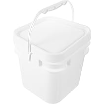 漆塗り桶　蓋付き Amazon.co.jp: Luxshiny 2個油漆桶 製 蓋付き 塗料入れ 用 軽量