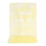 Cozy Bed Elegant Baby Blanket Yellow [並行輸入品]