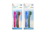 First Steps Colourful Weaning Spoons With Rounded Head Perfect to Feed your Baby by First Steps