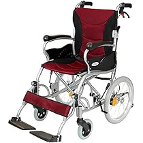 Amazon | ケアテックジャパン 介助式 アルミ製 車椅子 CA-42SU