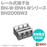 IDEC パンブロックターミナル レール式端子台 大容量形3極 BN200BW3