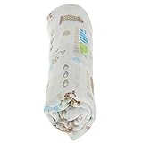 Lovoski ベビー　新生児　モスリン　綿　毛布　ブランケット　バスタオル　ラップ　おくるみ　敷物　全6パタン - #6