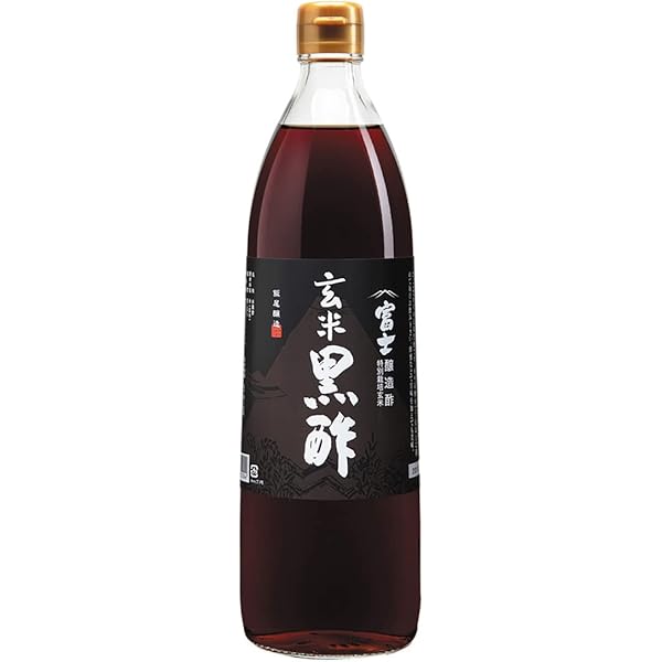 Amazon.co.jp: 富士酢 富士玄米黒酢 900ml×2セット : 食品・飲料