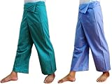 2 x Thai Fishermanパンツ妊娠ヨガマッサージビーチ夏パンツ