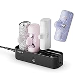 iWALK モバイルバッテリー 充電ステーション 充電ボックス 充電ケース 充電器 Type-C入力 USB-C 複数台同時充電対応 オフィス・家庭用 アイウォーク 【充電ステーション単品】 ブラック