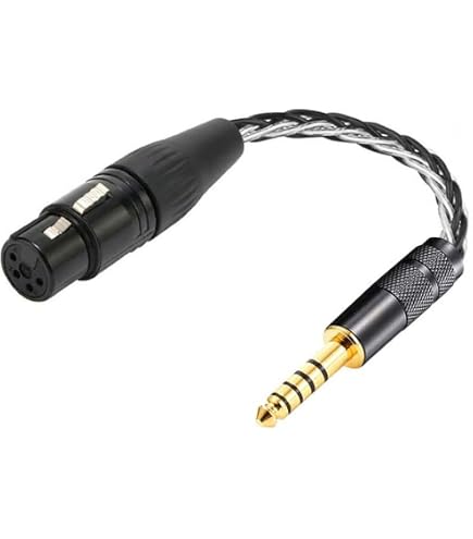 Amazon | NewFantasia 4ピン XLR バランスケーブル 6N OCC 銅 単結晶