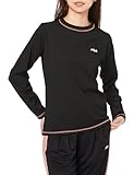 [フィラ スポーツカジュアル] 長袖Tシャツ ロングスリーブ ワンポイントTシャツ FL6757 レディース ブラック M