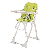 子供用ダイニングチェア 子供用ダイニングチェア多機能Foldableポータブルディナーテーブルシート (色 : Green)