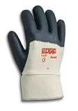 Ansell Edge 40-607 Foam Nitrile High Temperature Glove, Palm Coated on Interlock Knit Liner, X-Large