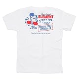 (エレメント) ELEMENT Tシャツ キッズ BAKE SS BOY - AH025-254 - AH025254 WHT 140cm